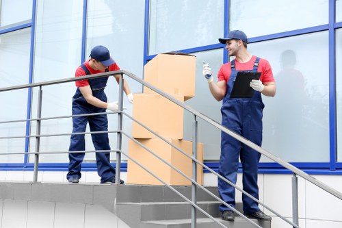 Professional packing assistance for fragile household items