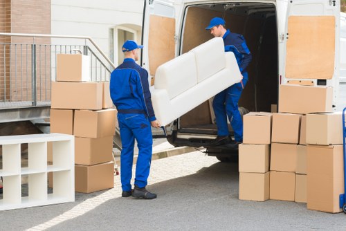 Customer booking a moving service and confirming details