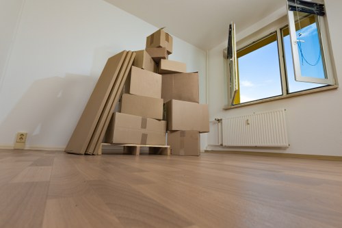 Local moving van planning for flats and houses in Herne Hill