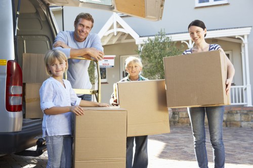 Furniture pick-up and item transport with a van